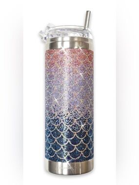 Jacqueline Kent TWILLIGHT MERMAID CRYSTAL TUMBLER
